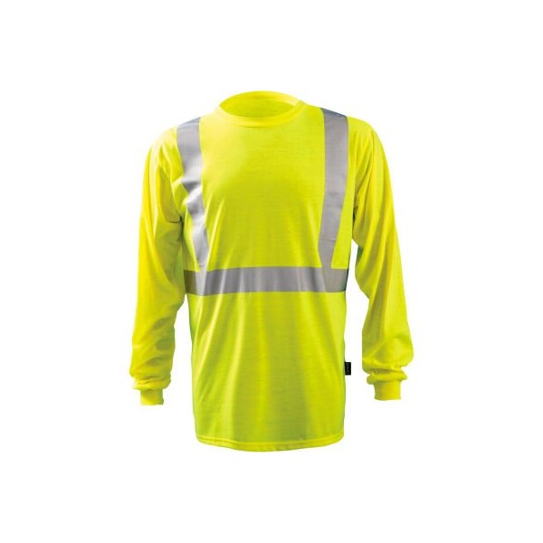 Occunomix Premium Long-Sleeve Wicking T-Shirt Hi-Vis Yellow, M, LUX-LST2-YM LUX-LST2-YM - main